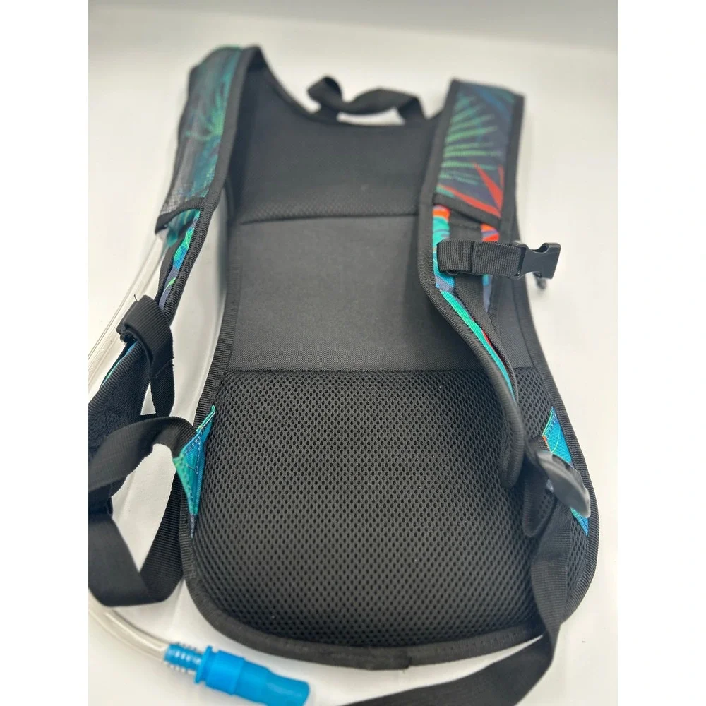 Vibe Festival Gear Hydration Pack Tropical Floral Bird of Paradise Backpack